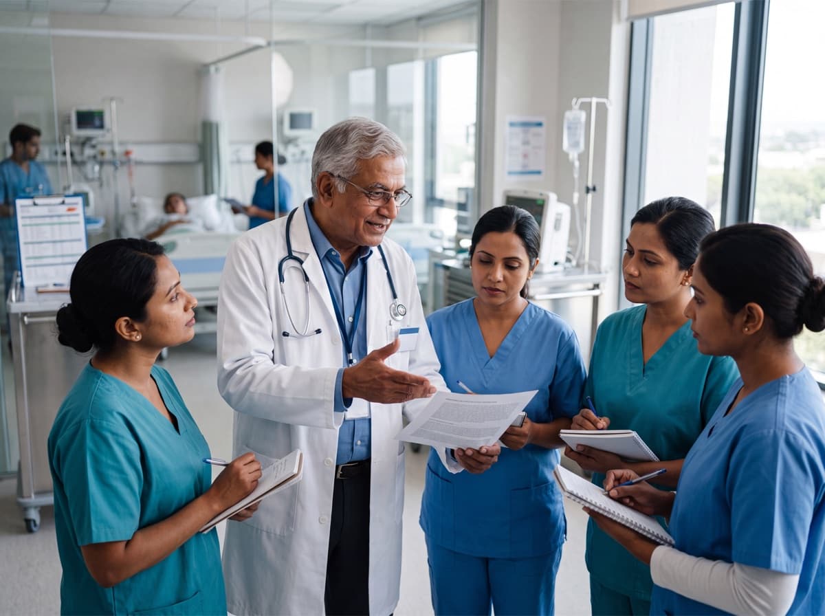 Hospital administration professionals