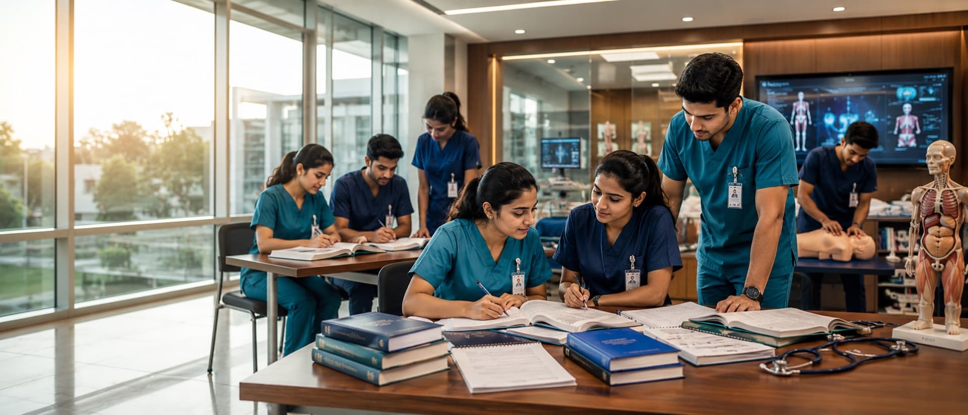 Students learning at Elister Institute